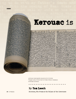 Jack Kerouac filled scores