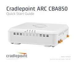 Cradlepoint ARC CBA850