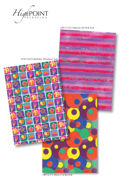 HAF15029 Birthday Windows Foil HFF15195 Patterns Of Pink Foil