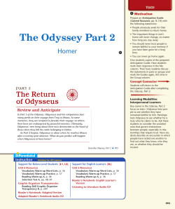 the Odyssey, Part 2