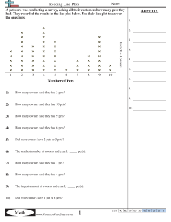 Answers Reading Line Plots