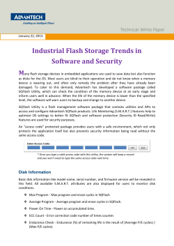 Industrial Flash Storage Trends in Software and Security
