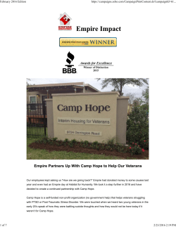 Tenant Newsletter - Empire Industries