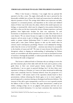 Emotions the Christian Life and Edwards