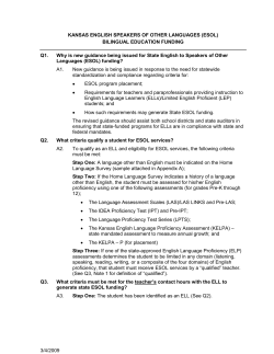 4YR-Criteria for State ESOL Services and Bilingual Funding