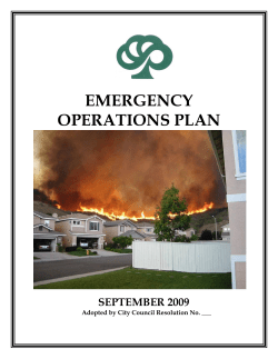 emergency operations plan