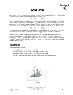 Acid Rain - TI Education