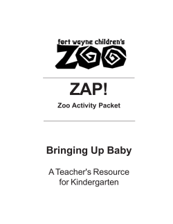 Bringing Up Baby - Fort Wayne Children`s Zoo