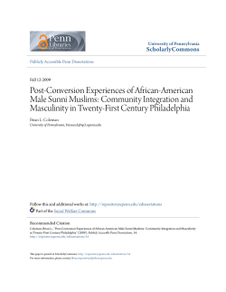 Post-Conversion Experiences of African