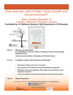 How does the cost of water impact growth and the environment?