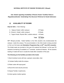 (i) availability of rooms