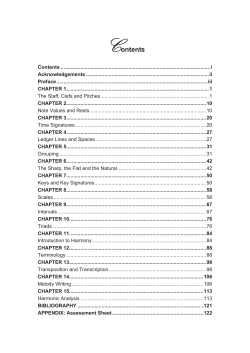 Contents - G-sential Theory of Music by Tron&eacute;l Hellberg