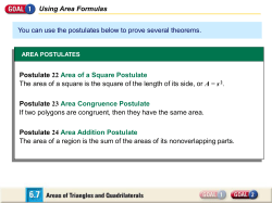 Area of a Trapezoid