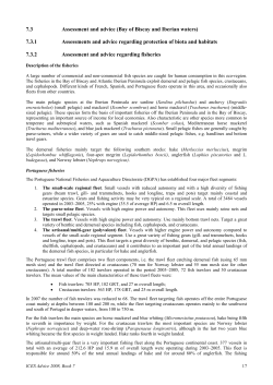 7.3 Bay of Biscay and Iberian Seas Fisheries Advice