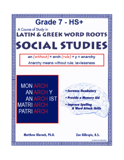 TEACHER GUIDE - Glavach and Associates. Reading Intervention