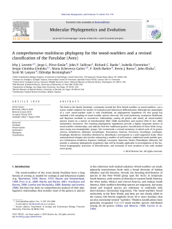 A comprehensive multilocus phylogeny for the wood