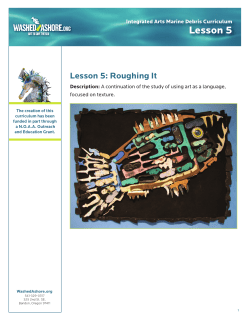 Lesson 5 - Washed Ashore