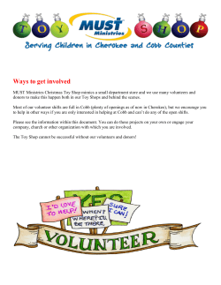 MUST Elf Duties - MUST Ministries