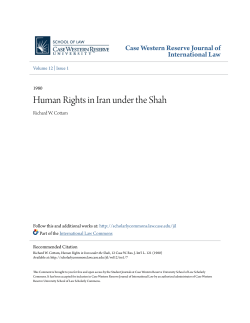 Human Rights in Iran under the Shah