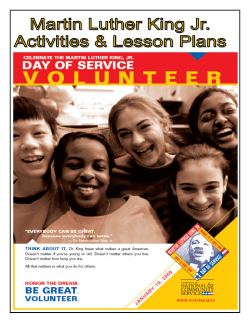 Martin Luther King Jr. LESSON PLAN - Miami