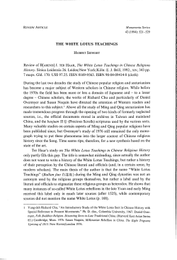 THE WHITE LOTUS TEACHINGS