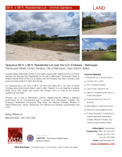 Spacious 105 ft. x 99 ft. Residential Lot near the U.S. Embassy