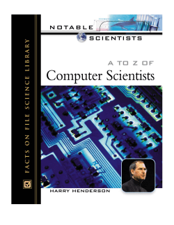 A to Z of Computer Scientists