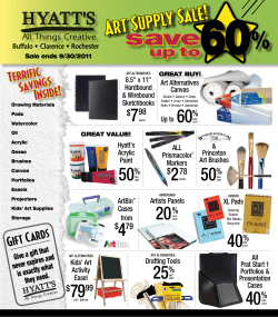 Art Supply Sale! - Art Group America