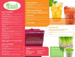 Fresh Squeezes - FRESH