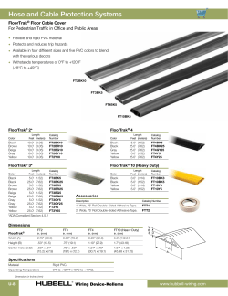 Hose and Cable Protection Systems - Hubbell Wiring Device