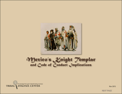 Mexico`s Knight Templar - Tribal Analysis Center