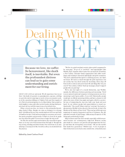 Dealing With Grief