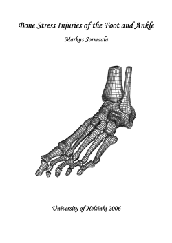 Bone Stress Injuries of the Foot and Ankle - E