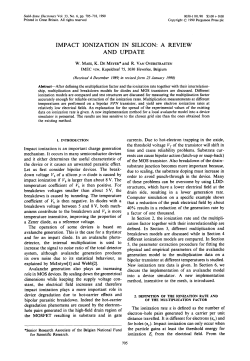 impact ionization in silicon: a review and update