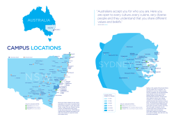 a map - TAFE NSW International