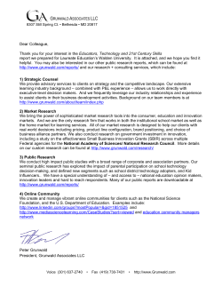 Educators, Technology and 21st Century Skills