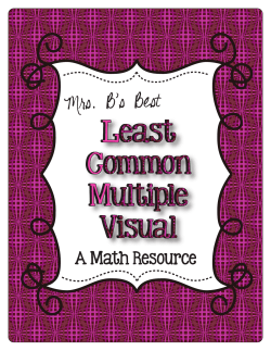 LCM - M poster