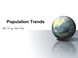Population: Canada and the World