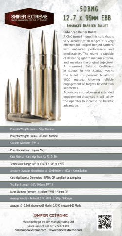 50BMG 12.7 x 99mm EBB