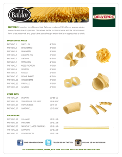 DELVERDE | Imported from Abruzzo, Italy, Delverde