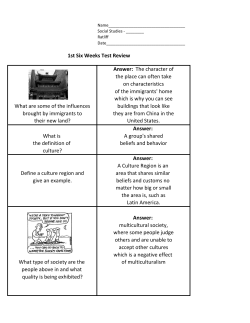 Answer: The character of the place can often take on characteristics