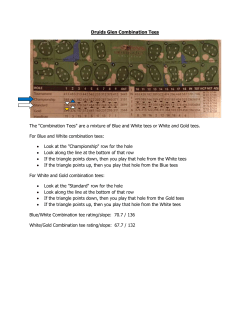 Druids Glen Combination Tees The