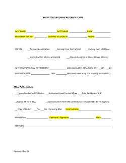 privatized housing referral form