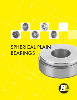 spherical plain bearings