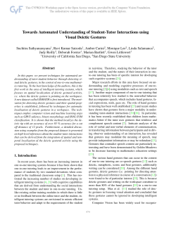 Towards Automated Understanding of Student