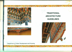 traditional architecture guidelines