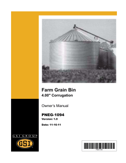 Farm Grain Bin 4.00" Corrugation