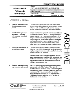 ARCHIVE - WCB Alberta