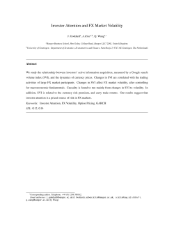 Investor Attention and FX Market Volatility