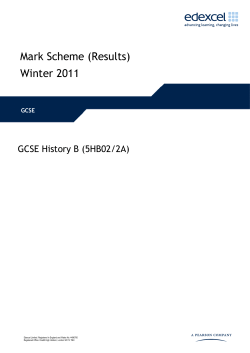 Mark Scheme